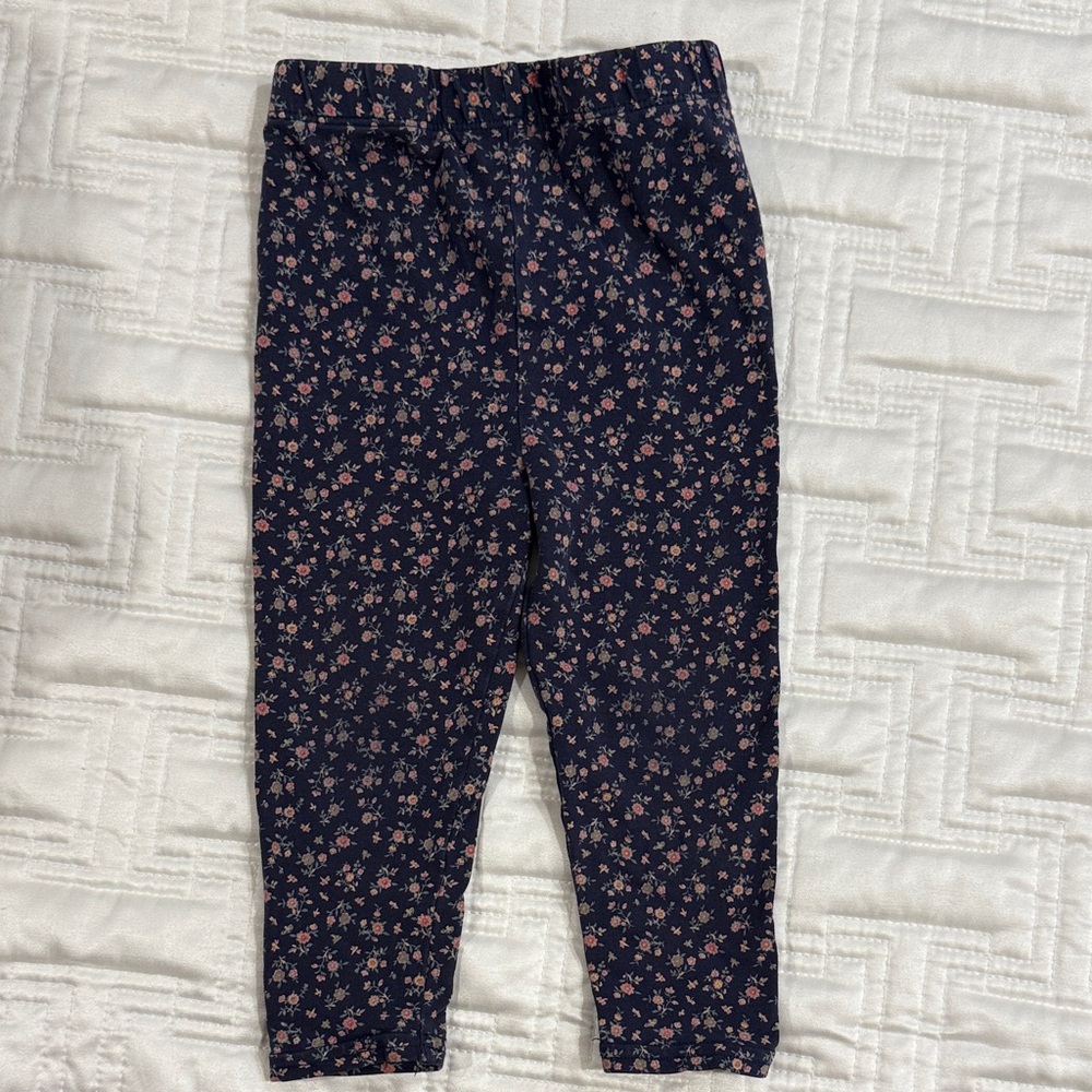 Ralph Lauren Navy Floral Kids Leggings
